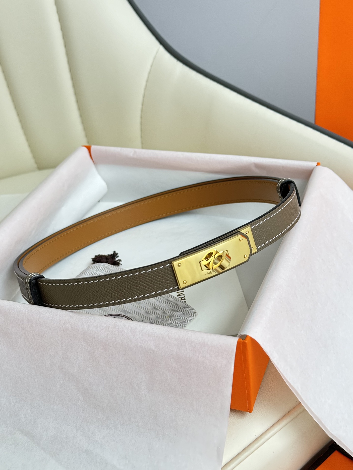 Hermès Female Basic Belt Adjustable 8mm