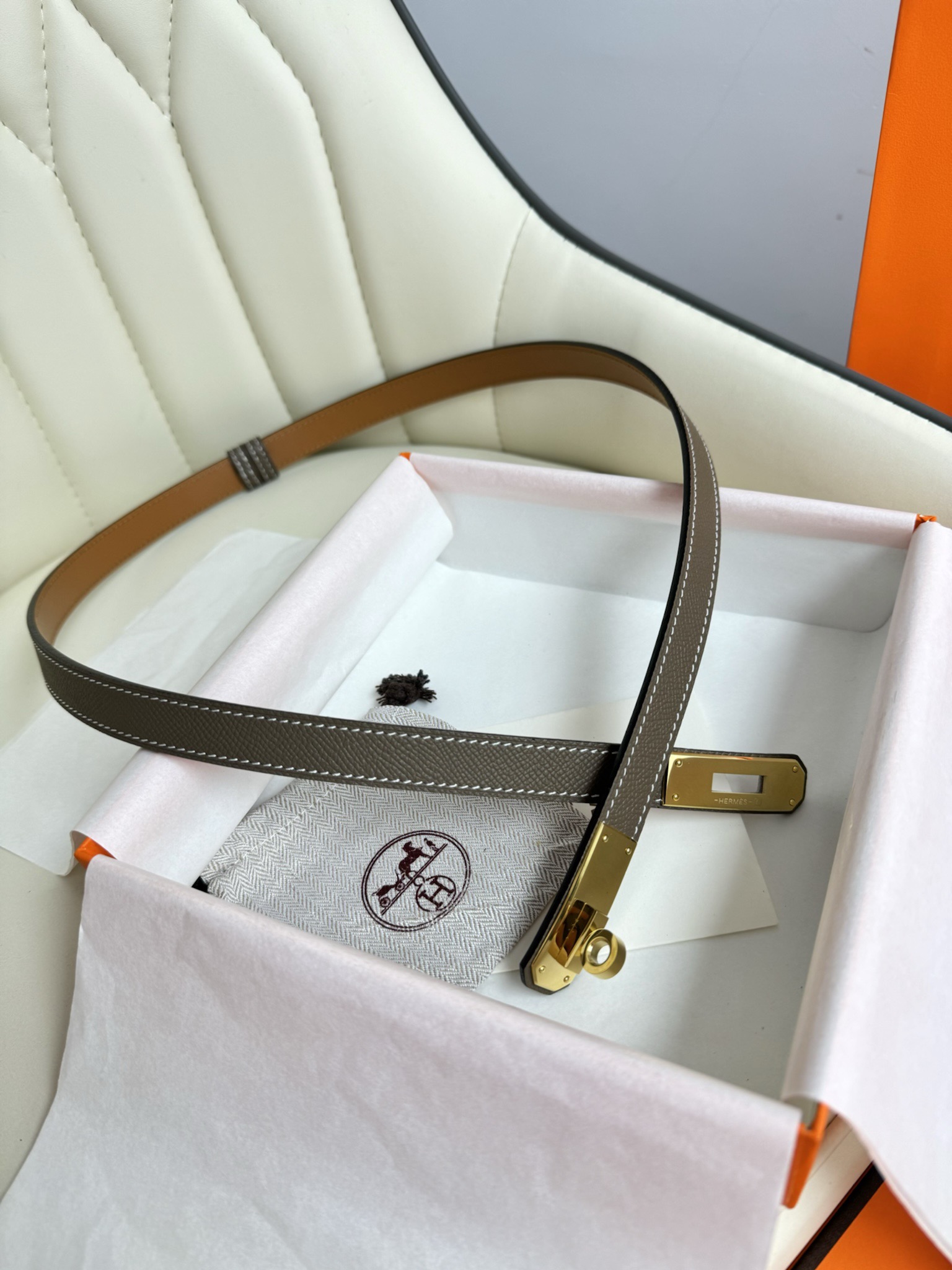 Hermès Female Basic Belt Adjustable 8mm