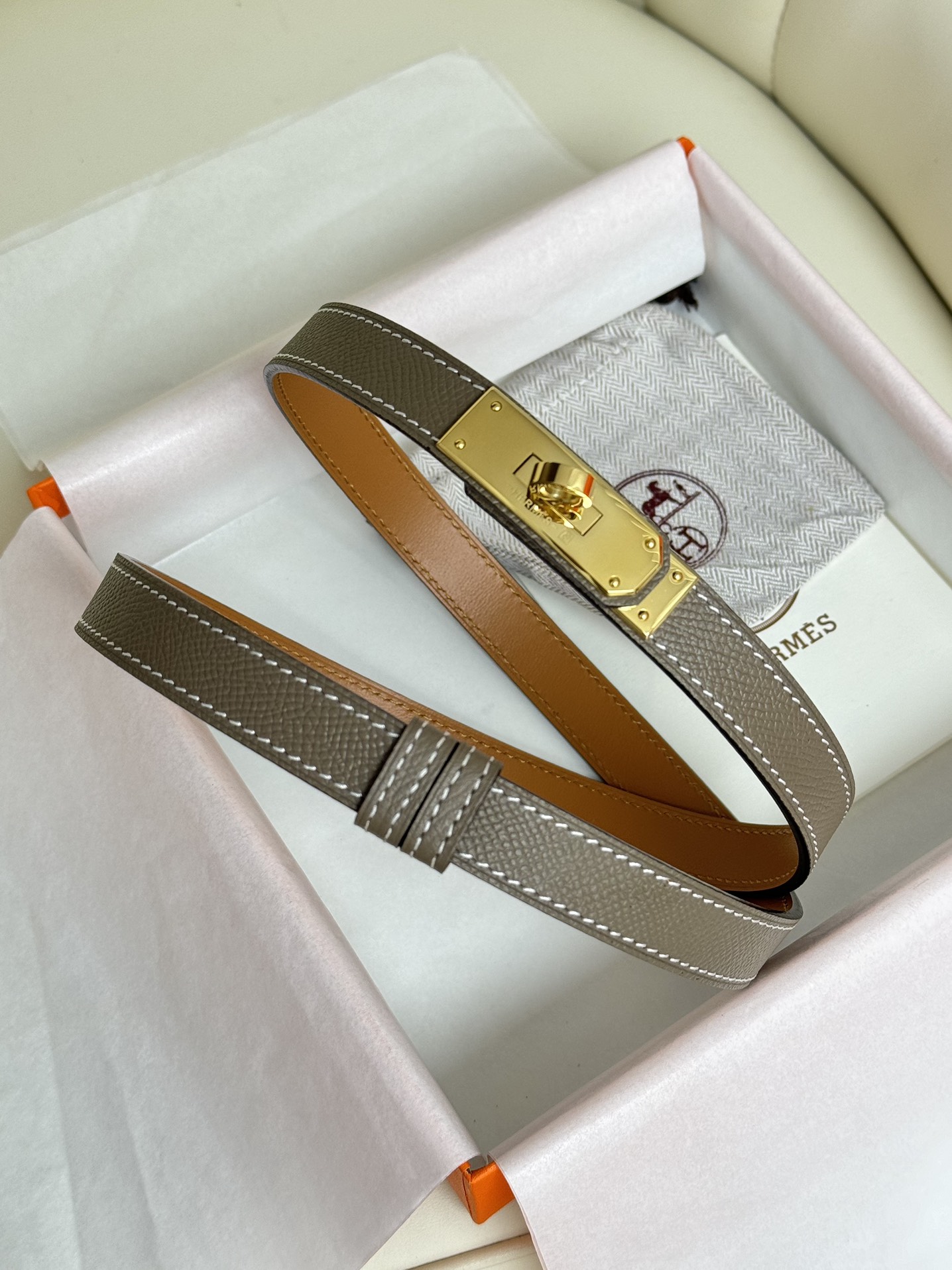 Hermès Female Basic Belt Adjustable 8mm