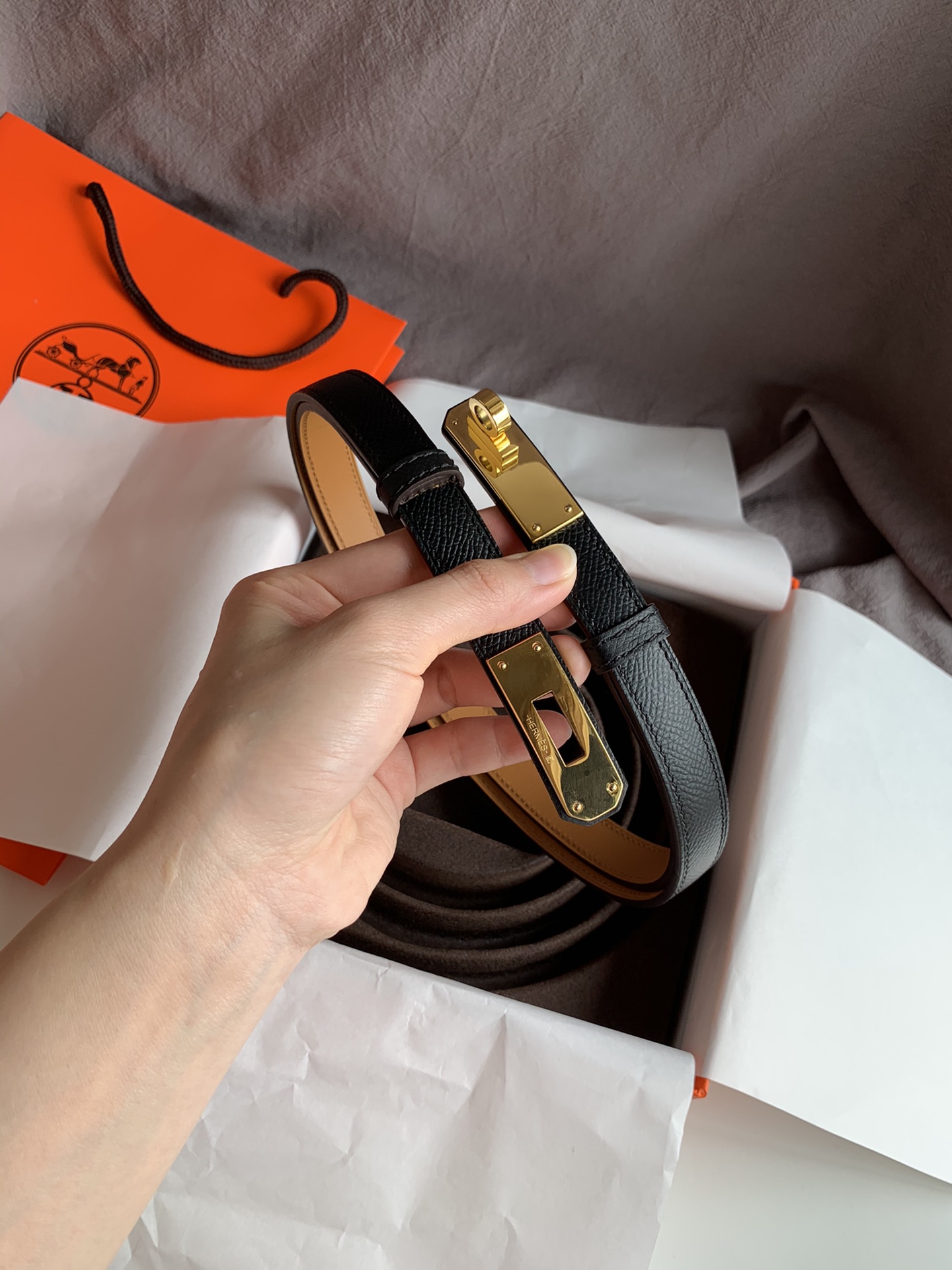 Hermès Female Basic Belt M-l