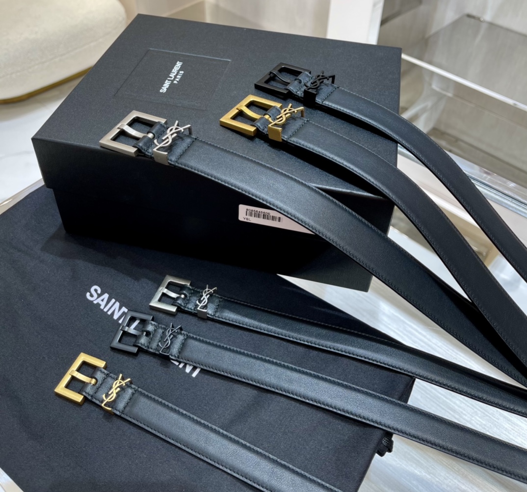 Saint Laurent Female Basic Belt S-m-l