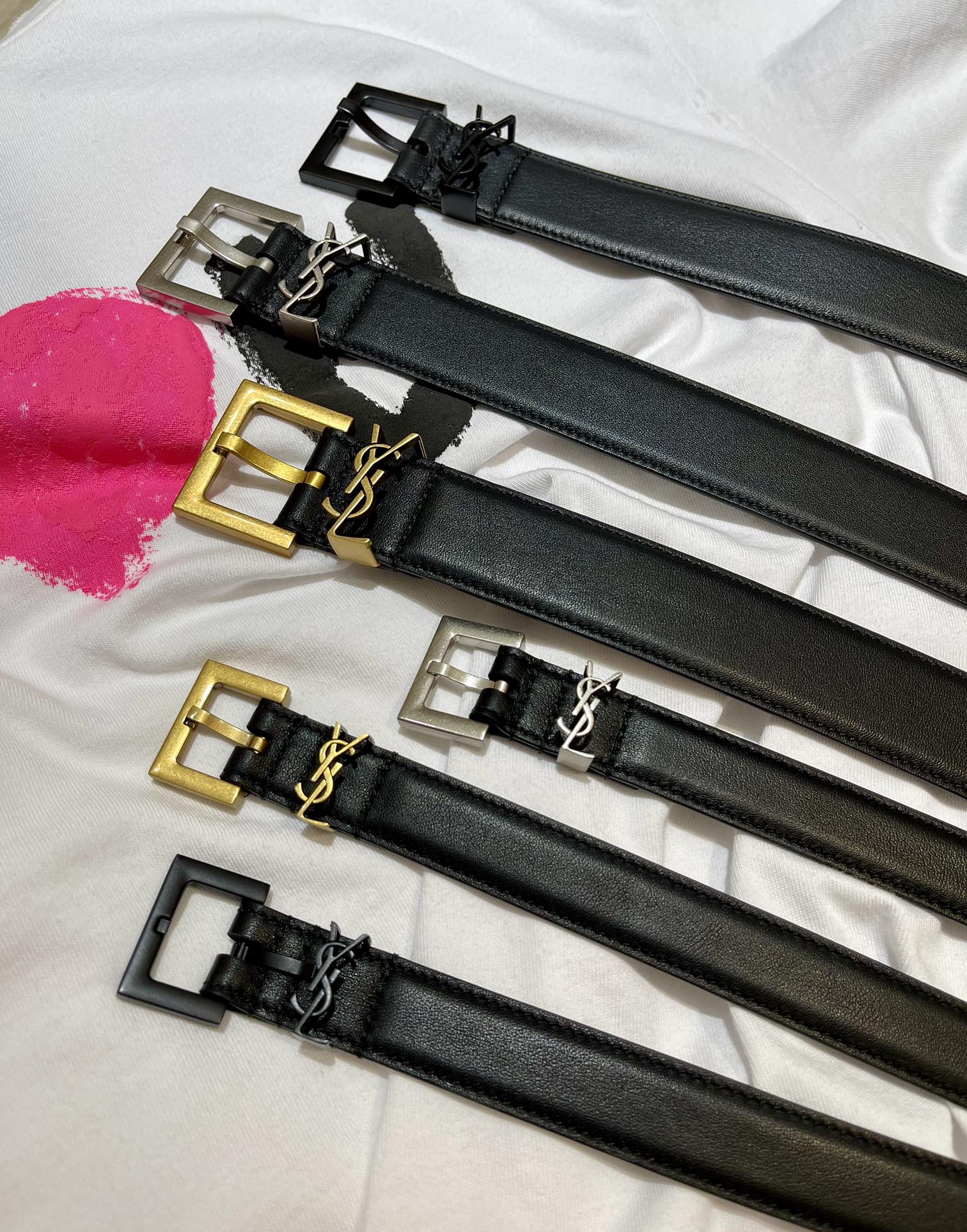 Saint Laurent Female Basic Belt S-m-l