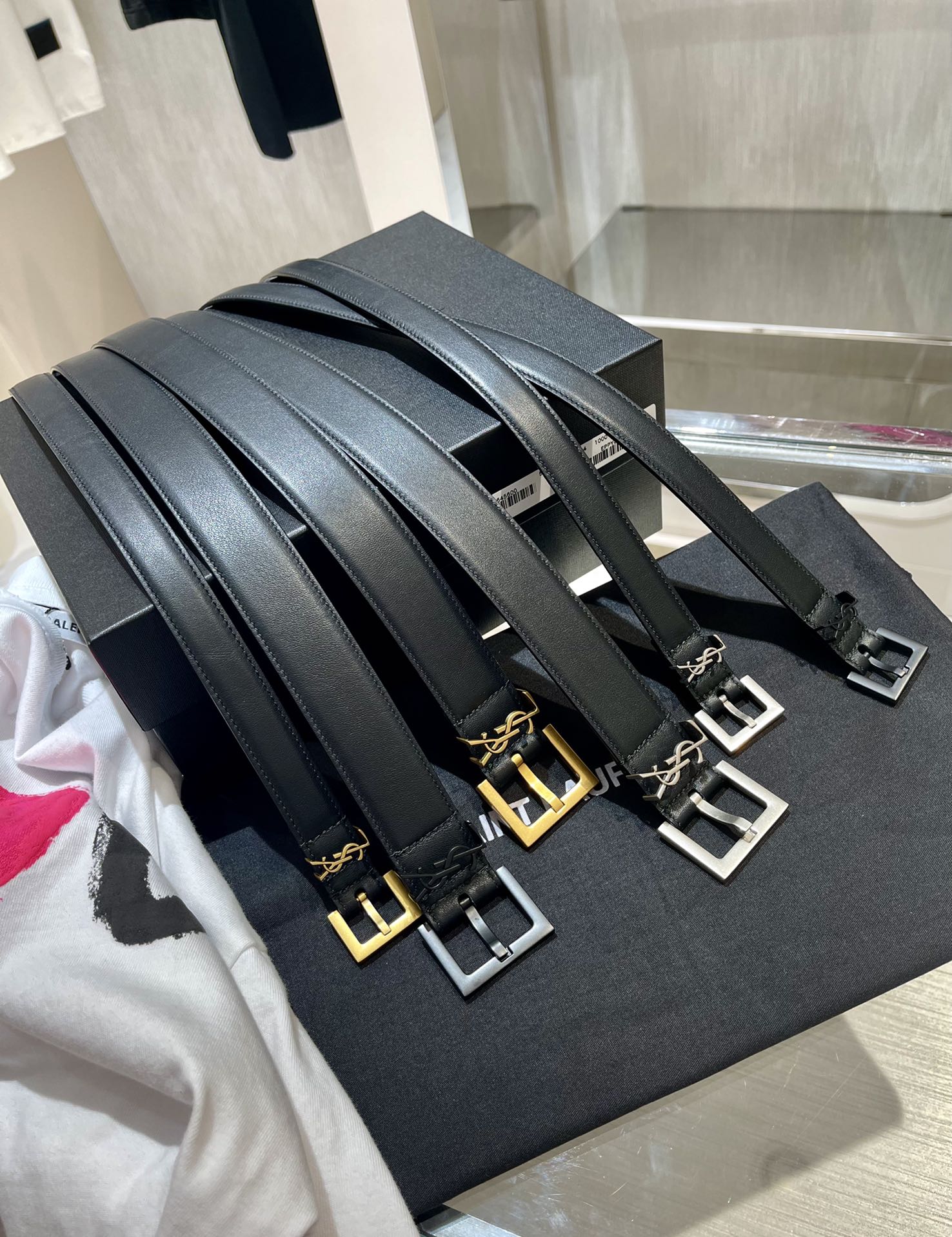 Saint Laurent Female Basic Belt S-m-l