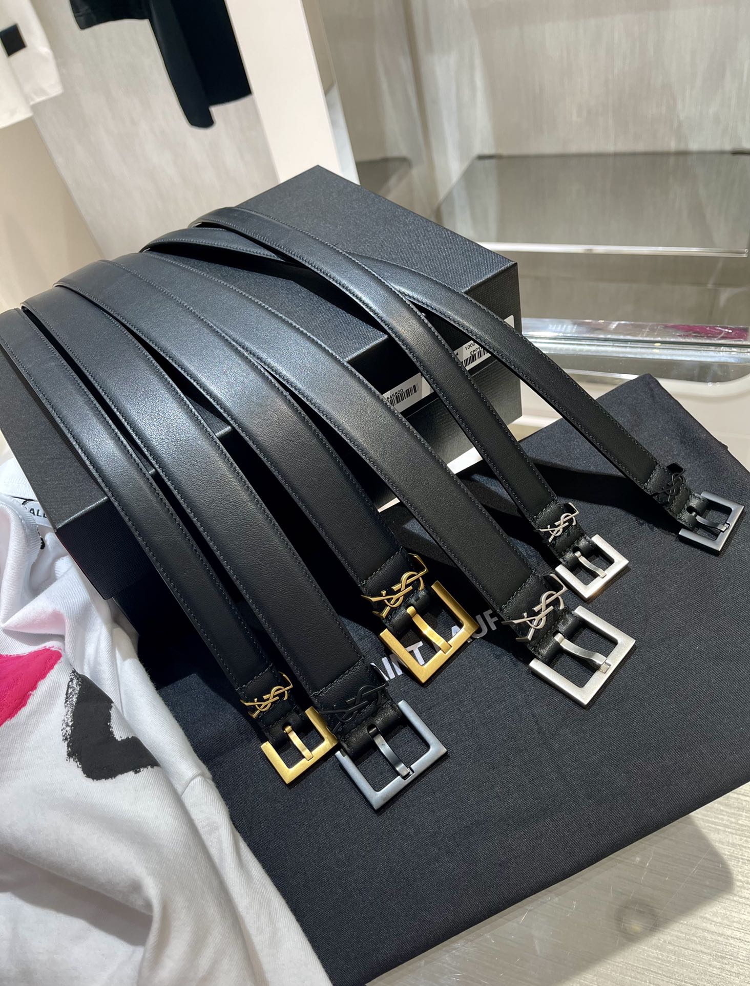 Saint Laurent Female Basic Belt S-m-l