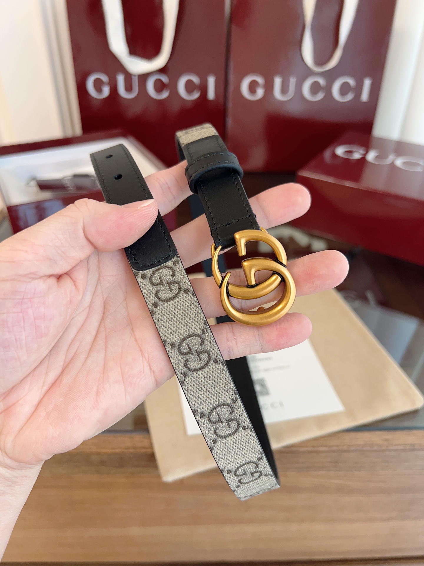 Gucci Female Basic Belt Cow Leather S-m-l