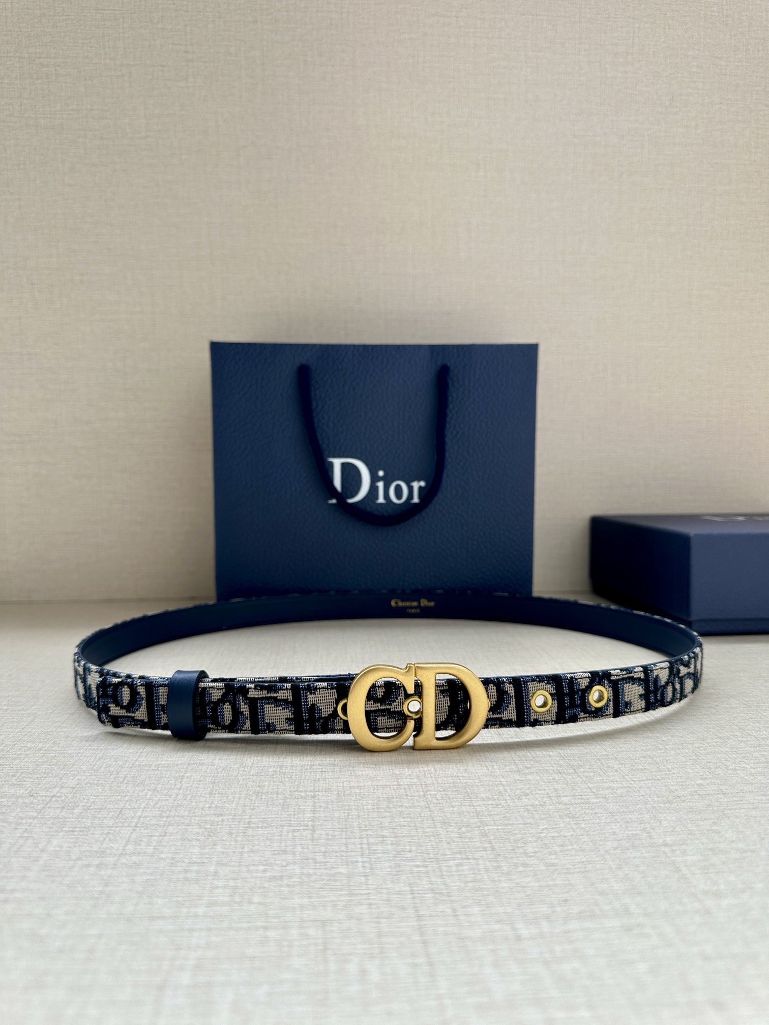 Dior Female Basic Belt Gold S-m-l
