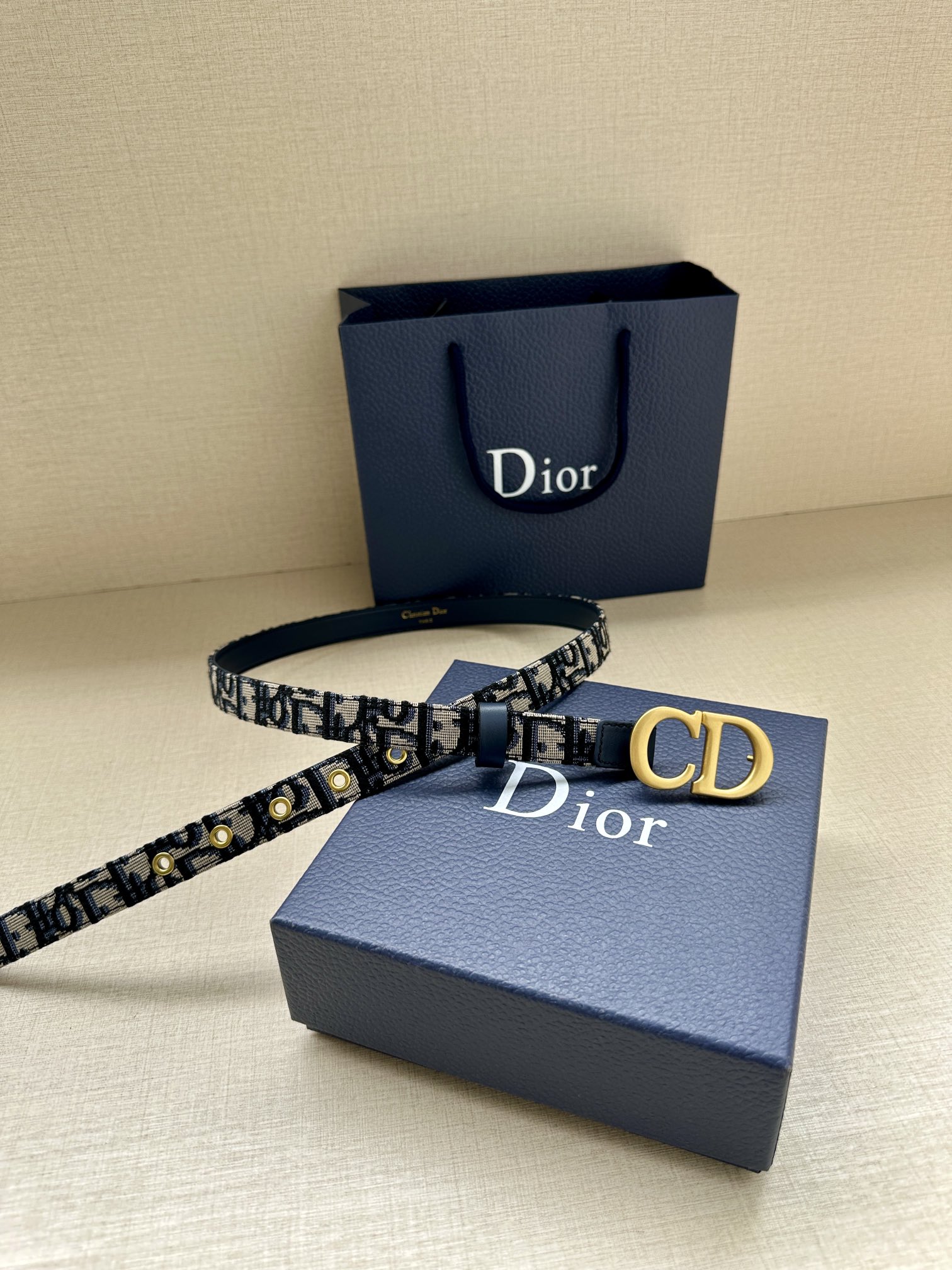 Dior Female Basic Belt Gold S-m-l