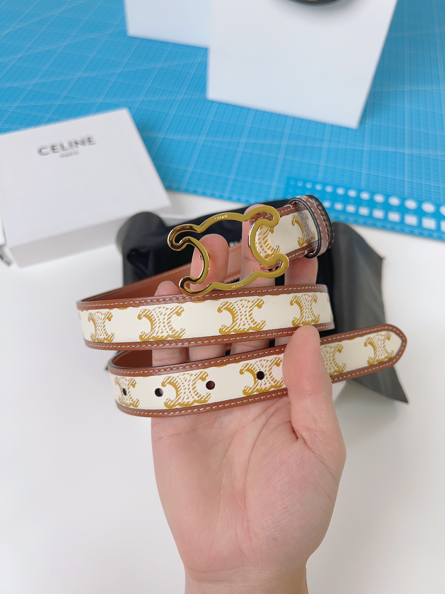 Celine Female Basic Belt Cow Leather M-l