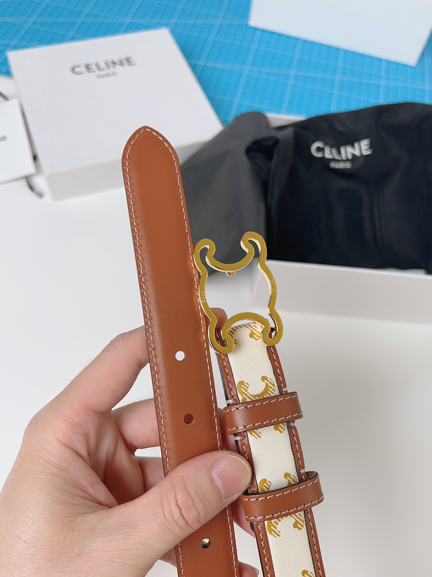 Celine Female Basic Belt Cow Leather M-l