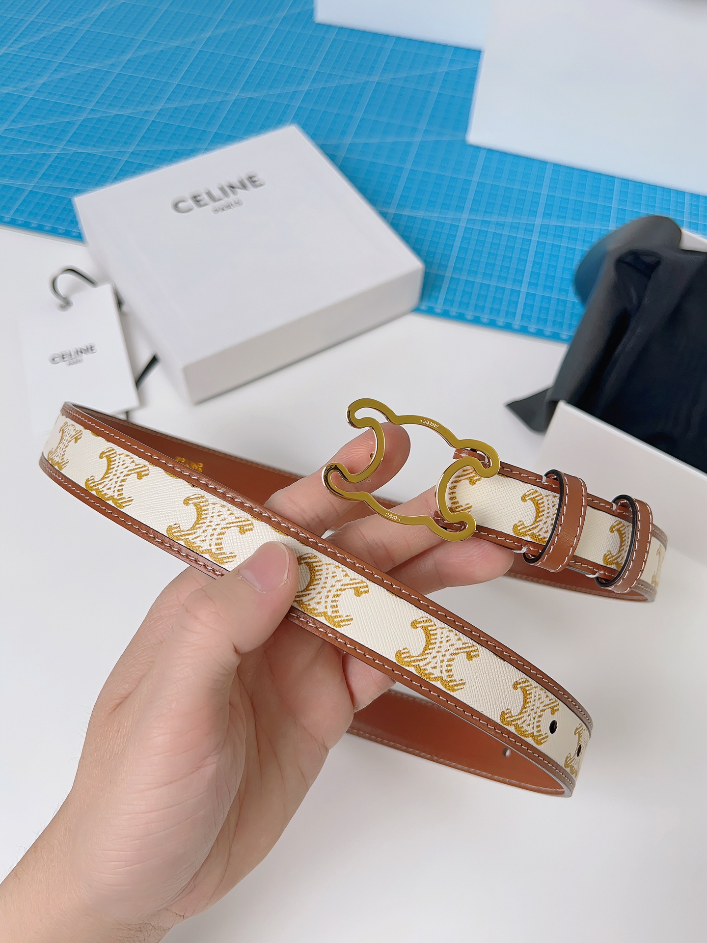 Celine Female Basic Belt Cow Leather M-l