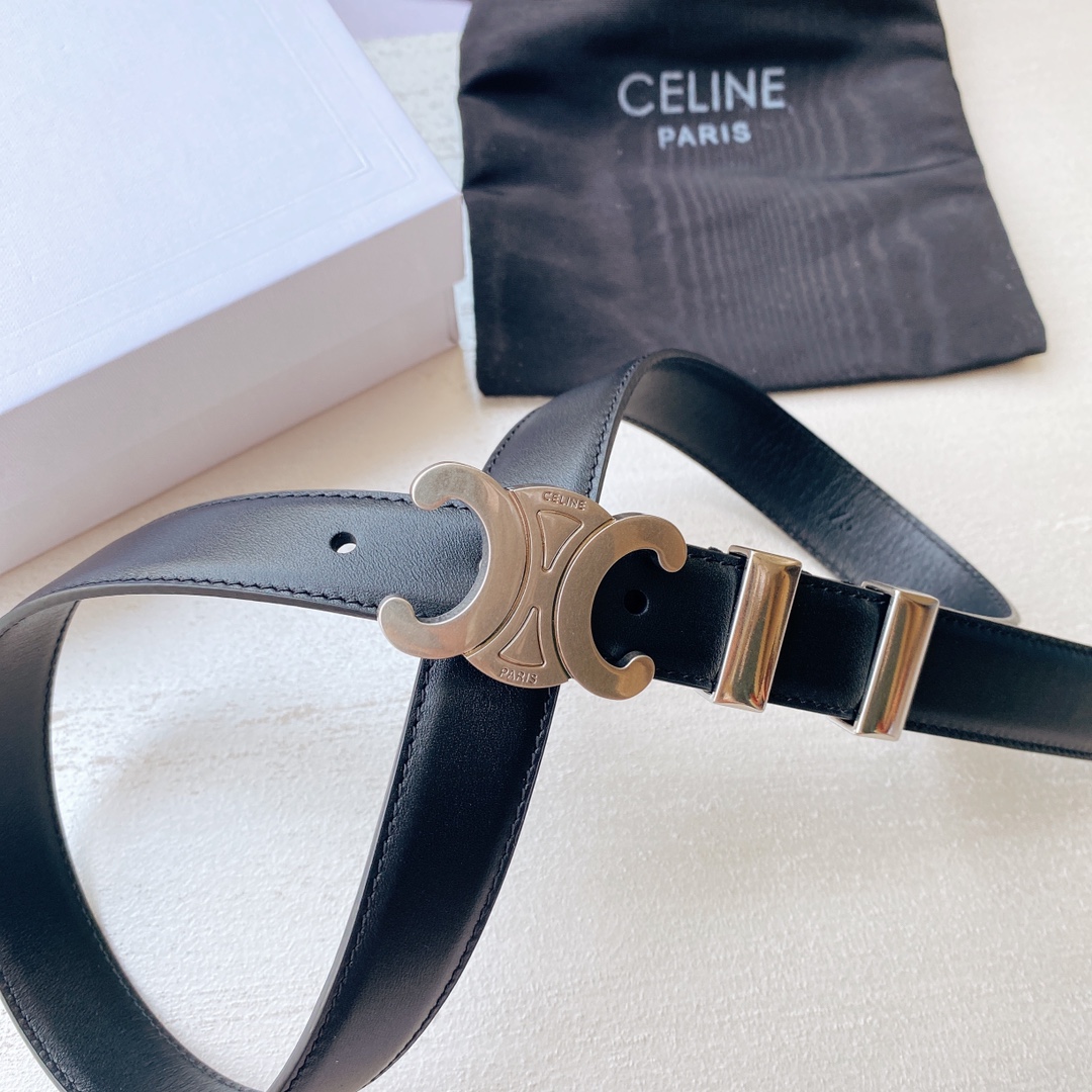 Celine Female Leather Belt Cow Leather M-l