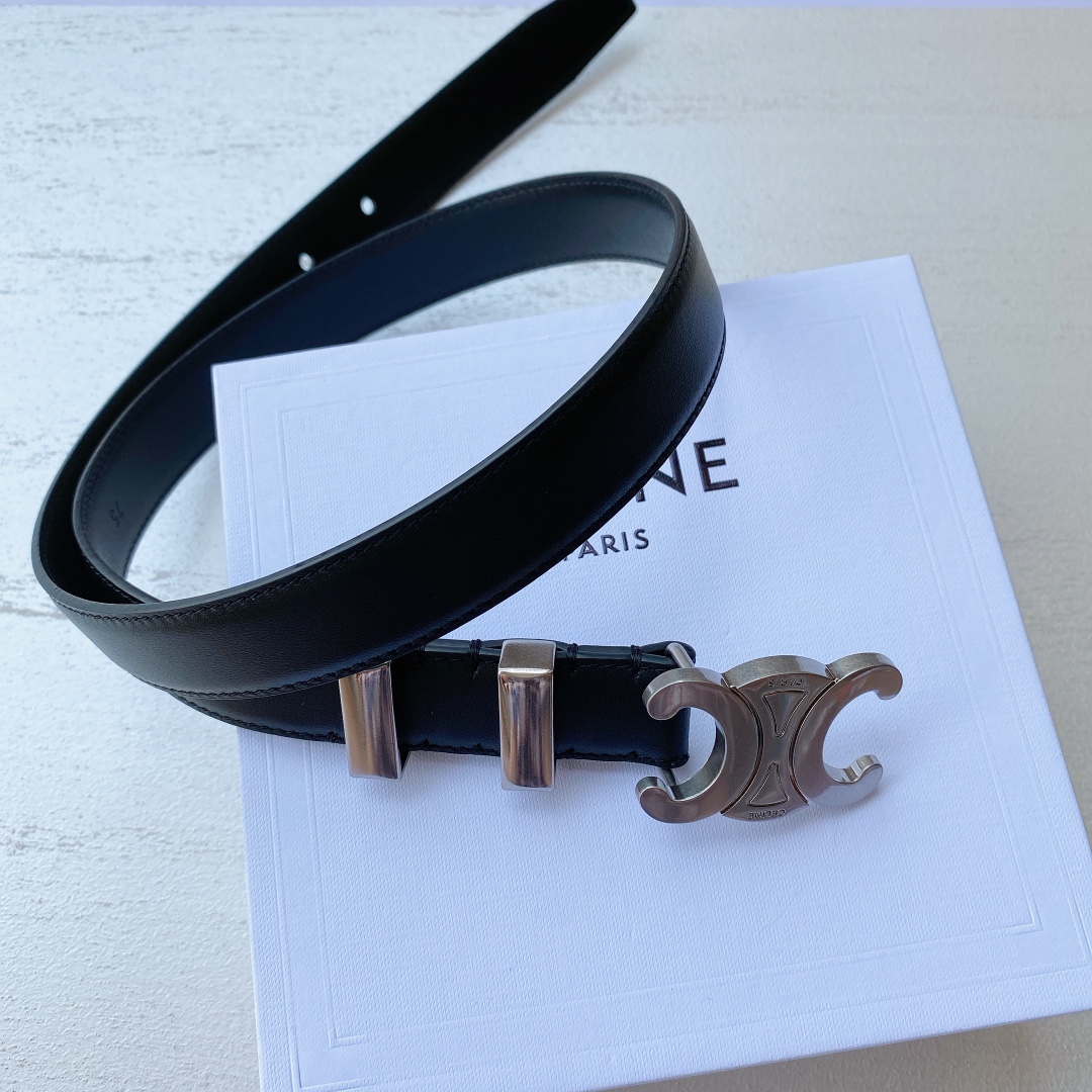 Celine Female Leather Belt Cow Leather M-l