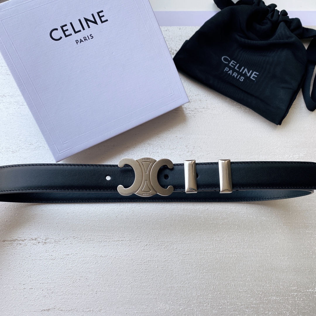 Celine Female Leather Belt Cow Leather M-l