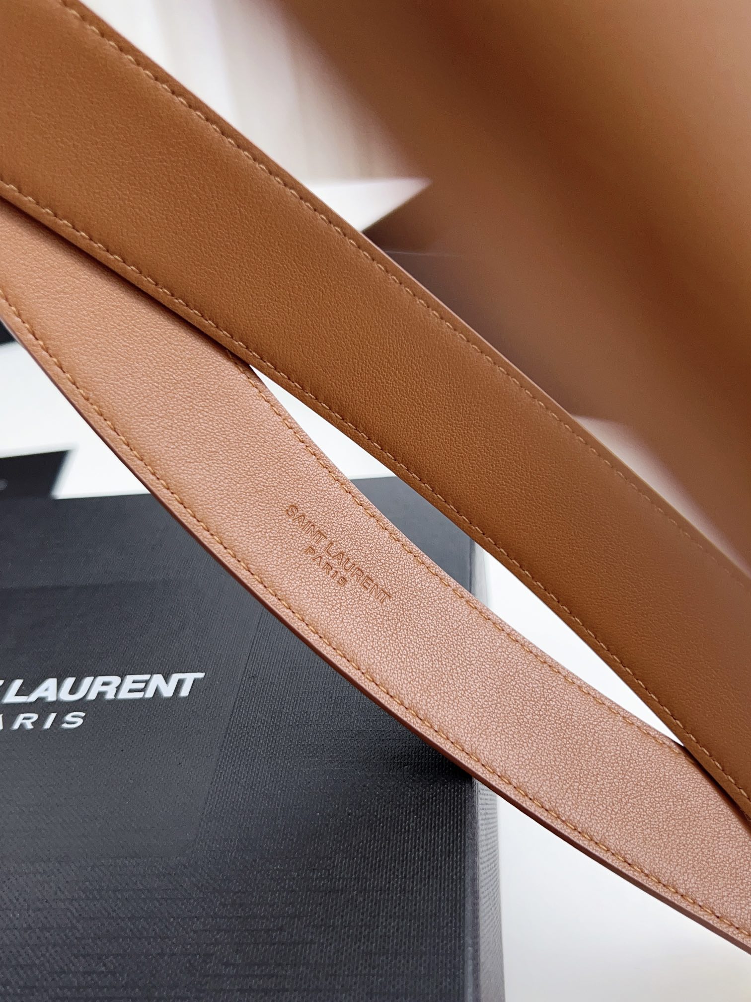 Saint Laurent Female Basic Belt Cow Leather