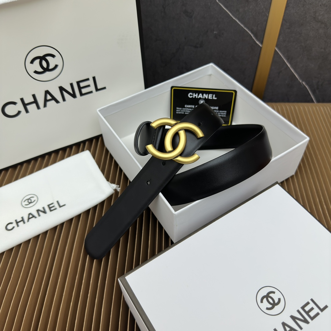 Chanel Female Basic Belt Cow Leather L