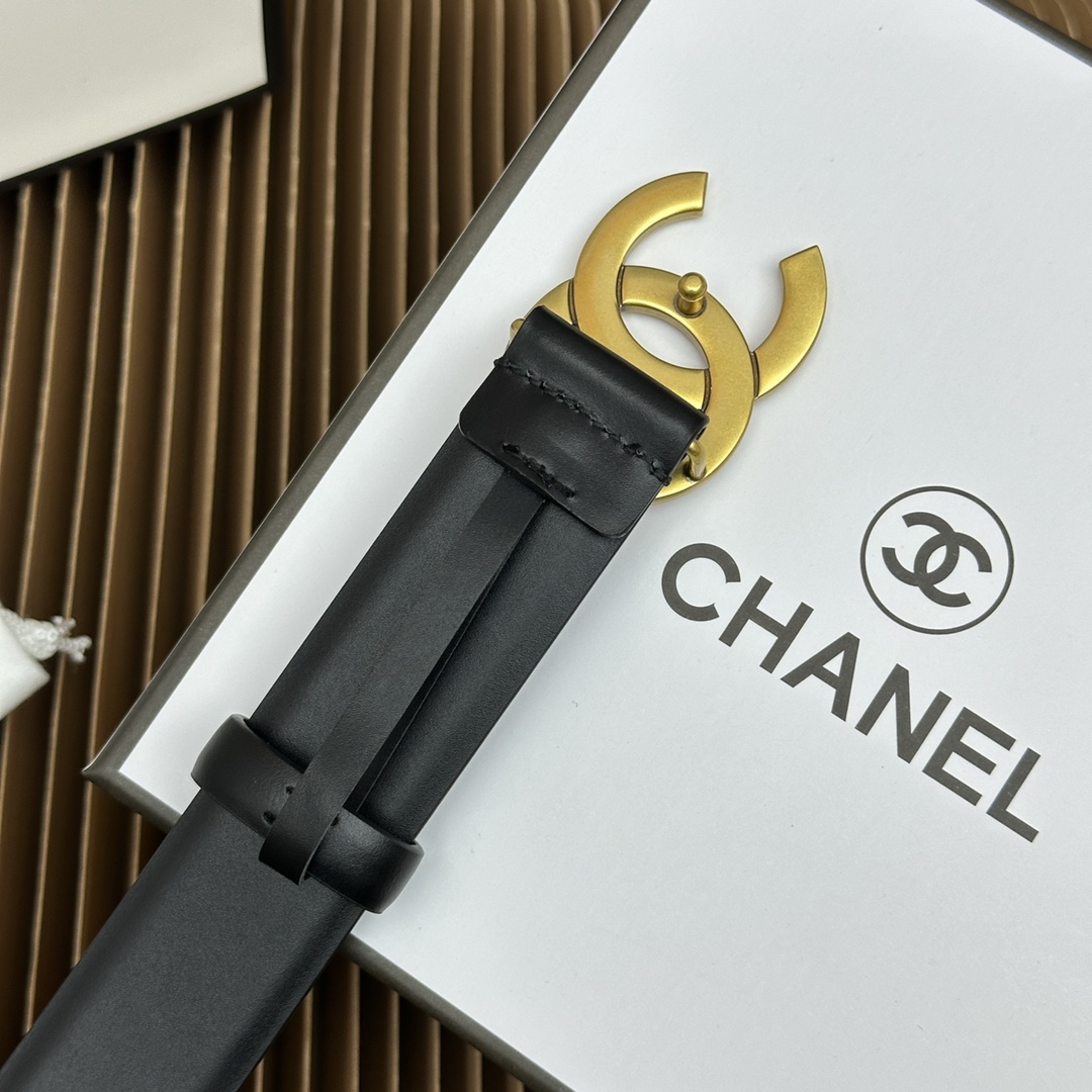 Chanel Female Basic Belt Cow Leather L