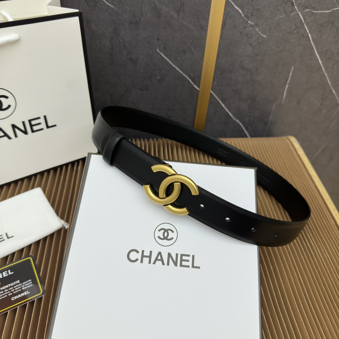 Chanel Female Basic Belt Cow Leather L