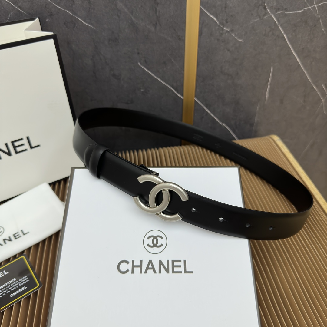 Chanel Female Basic Belt Cow Leather L