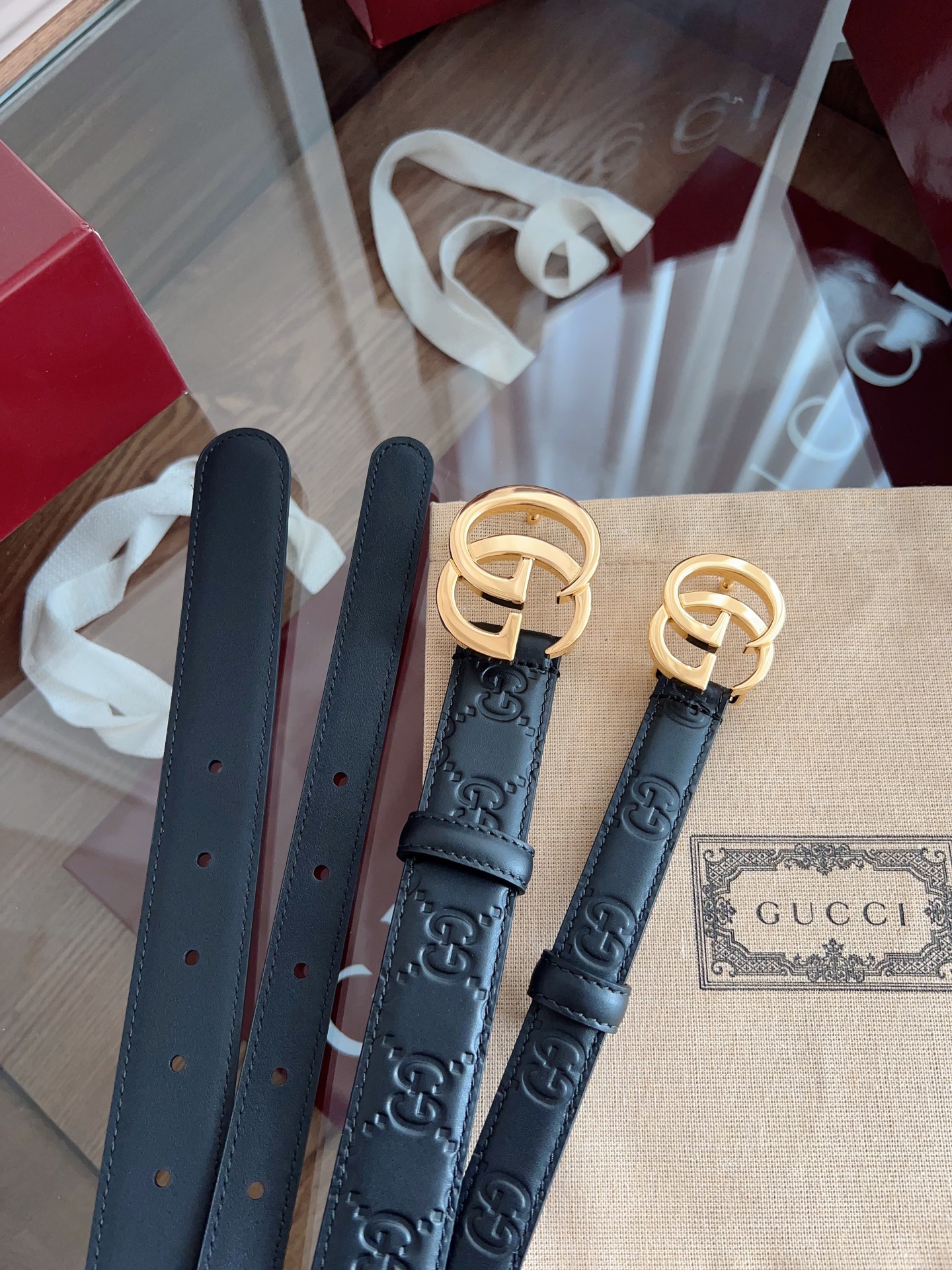 Gucci Female Basic Belt Cow Leather M-l