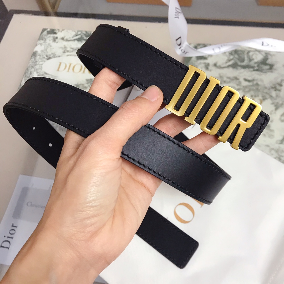 Dior Female Basic Belt Cow Leather