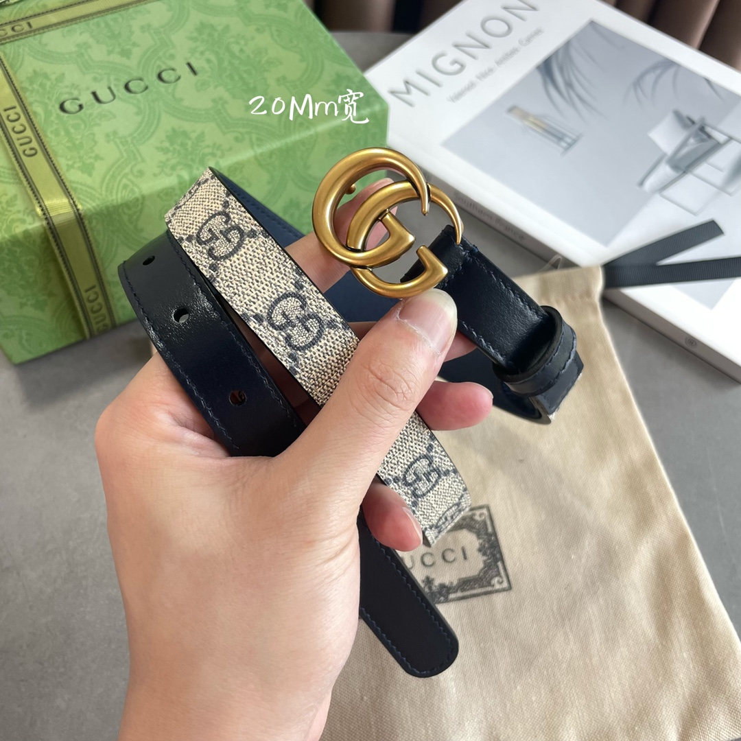 Gucci Female Basic Belt Cow Leather S-m-l