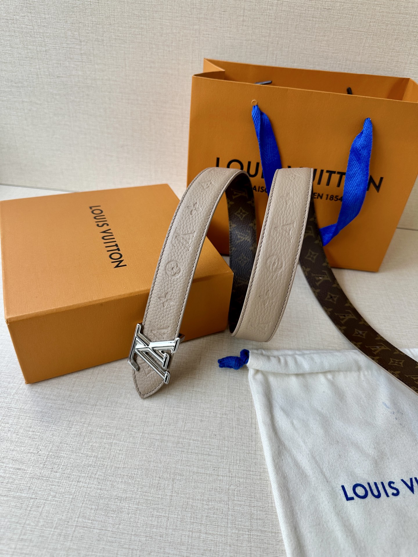 Louis Vuitton Female Basic Belt Canvas M-l