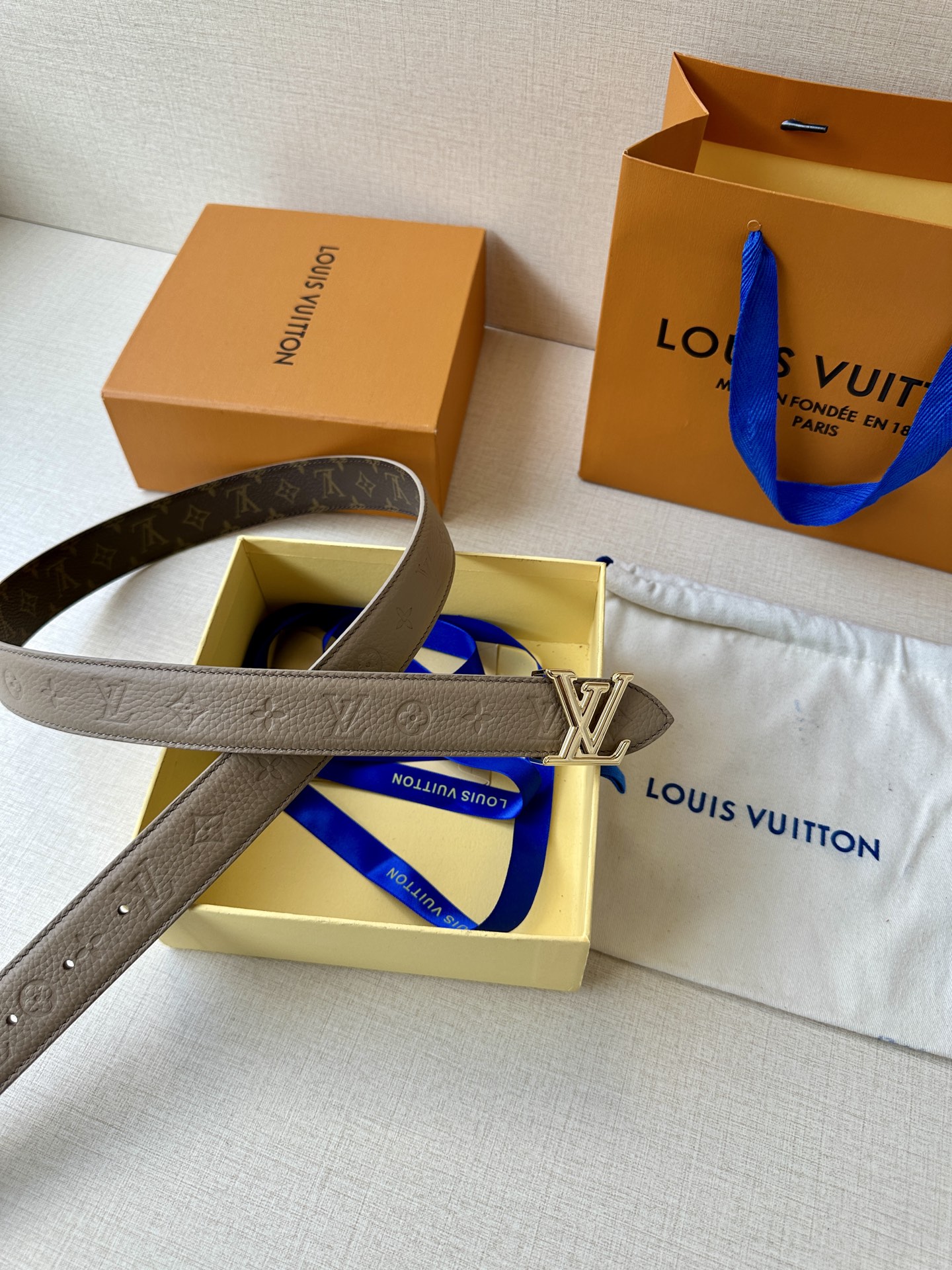 Louis Vuitton Female Basic Belt Canvas M-l
