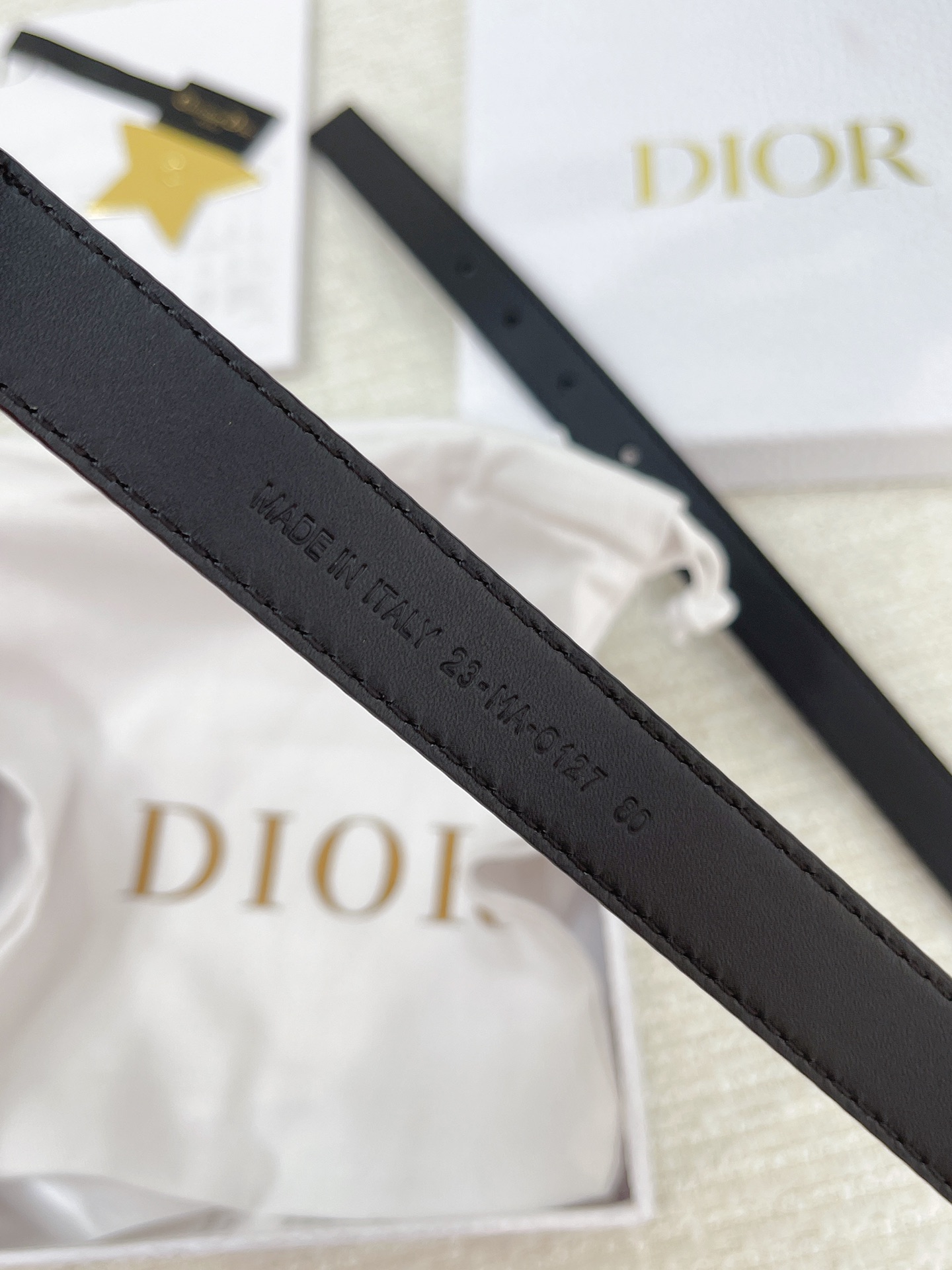 Dior Female Basic Belt Cow Leather M