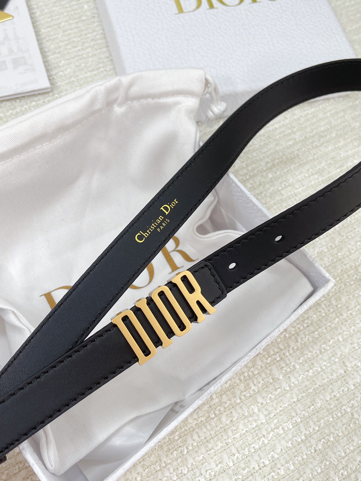 Dior Female Basic Belt Cow Leather M