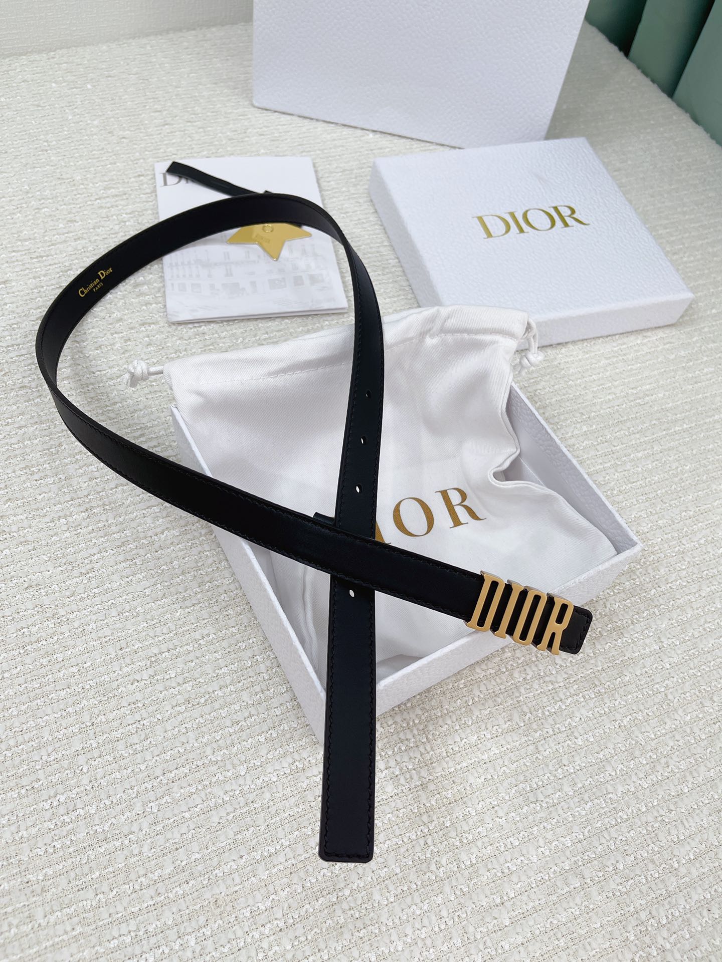 Dior Female Basic Belt Cow Leather M