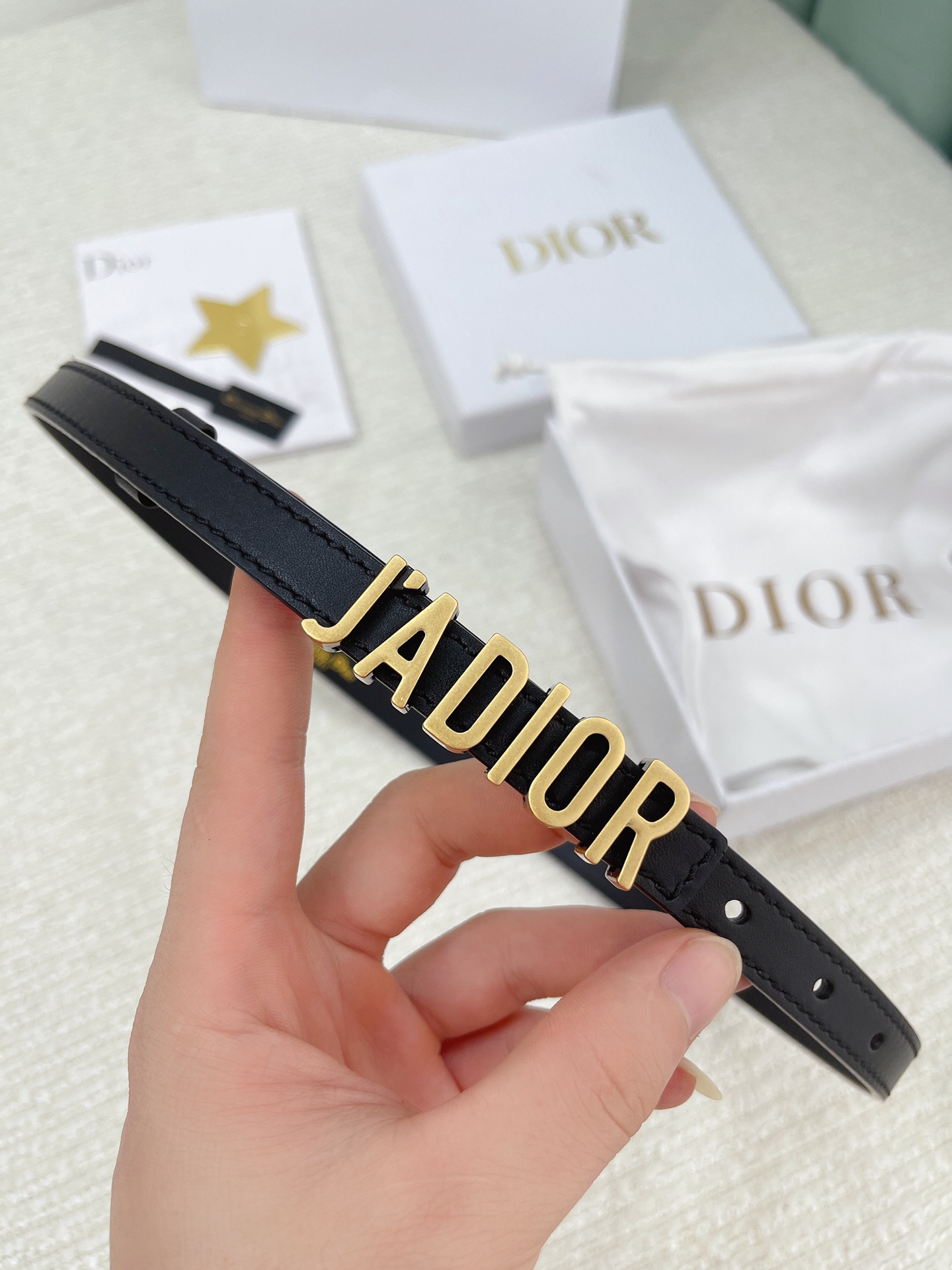 Dior Female Basic Belt Cow Leather M
