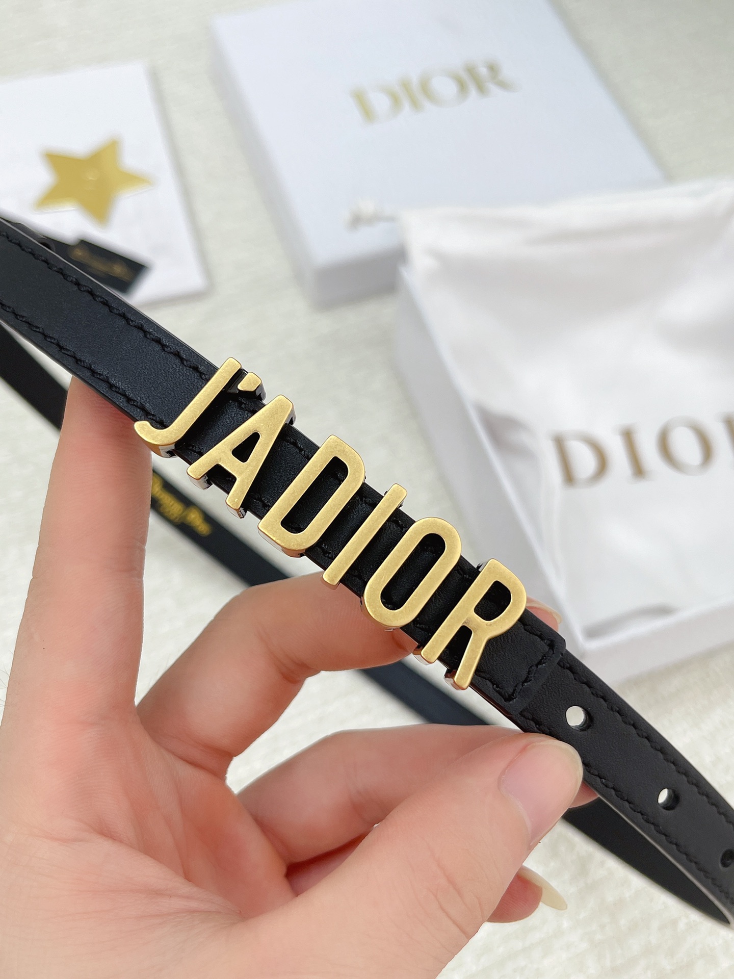 Dior Female Basic Belt Cow Leather M