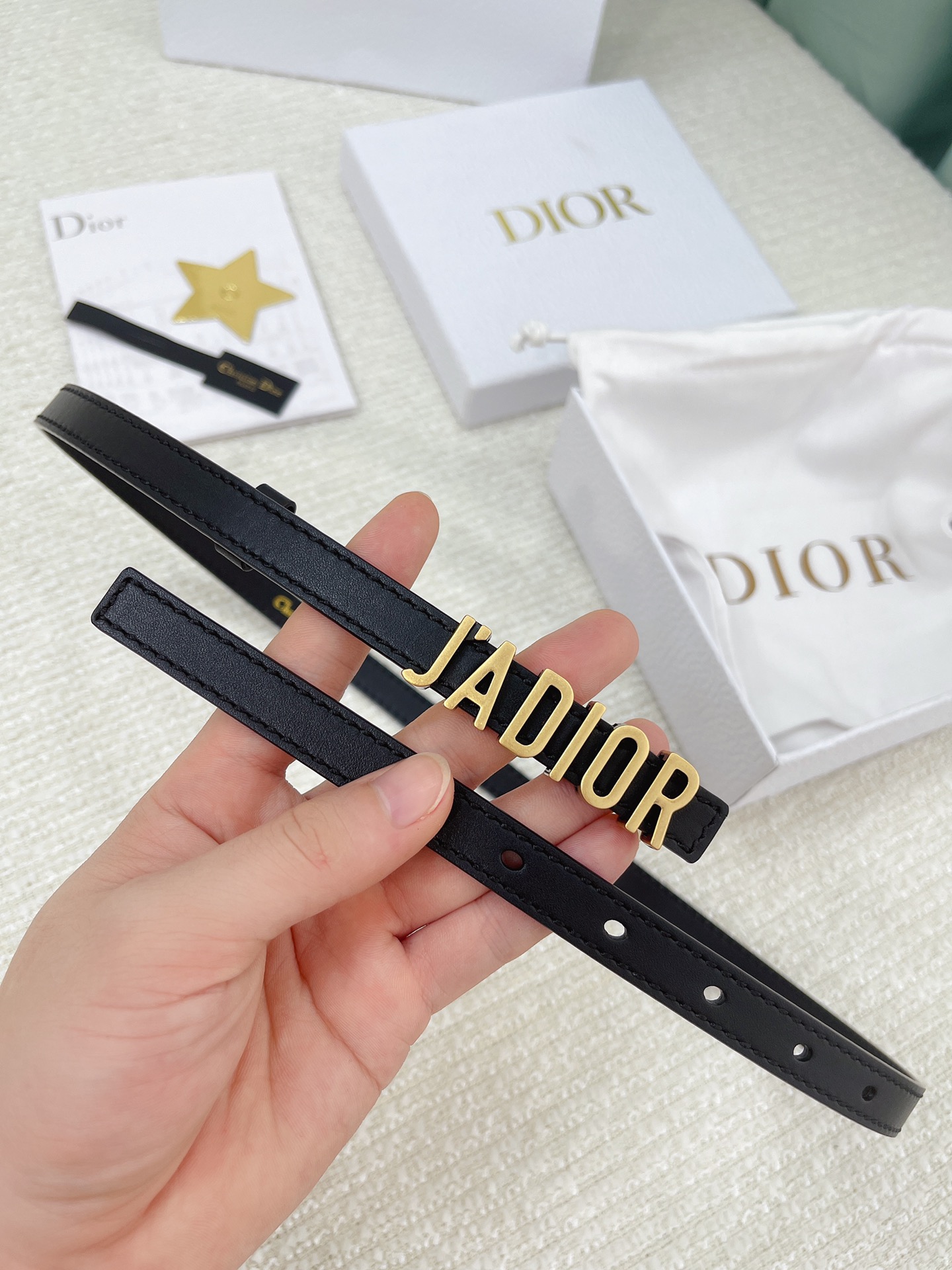 Dior Female Basic Belt Cow Leather M