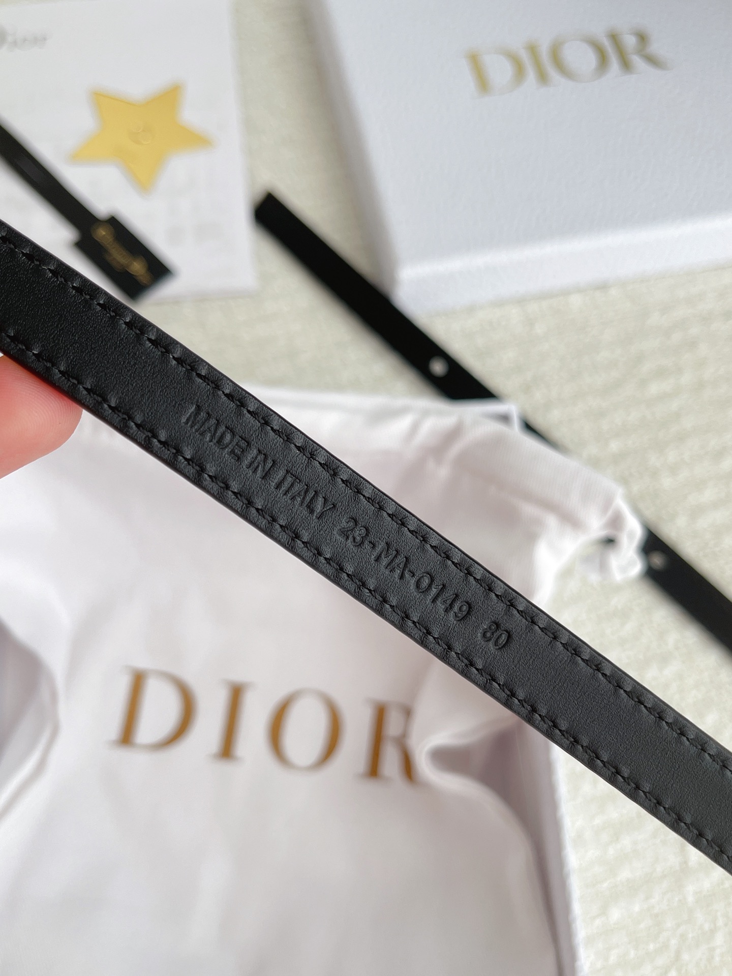Dior Female Basic Belt Cow Leather M
