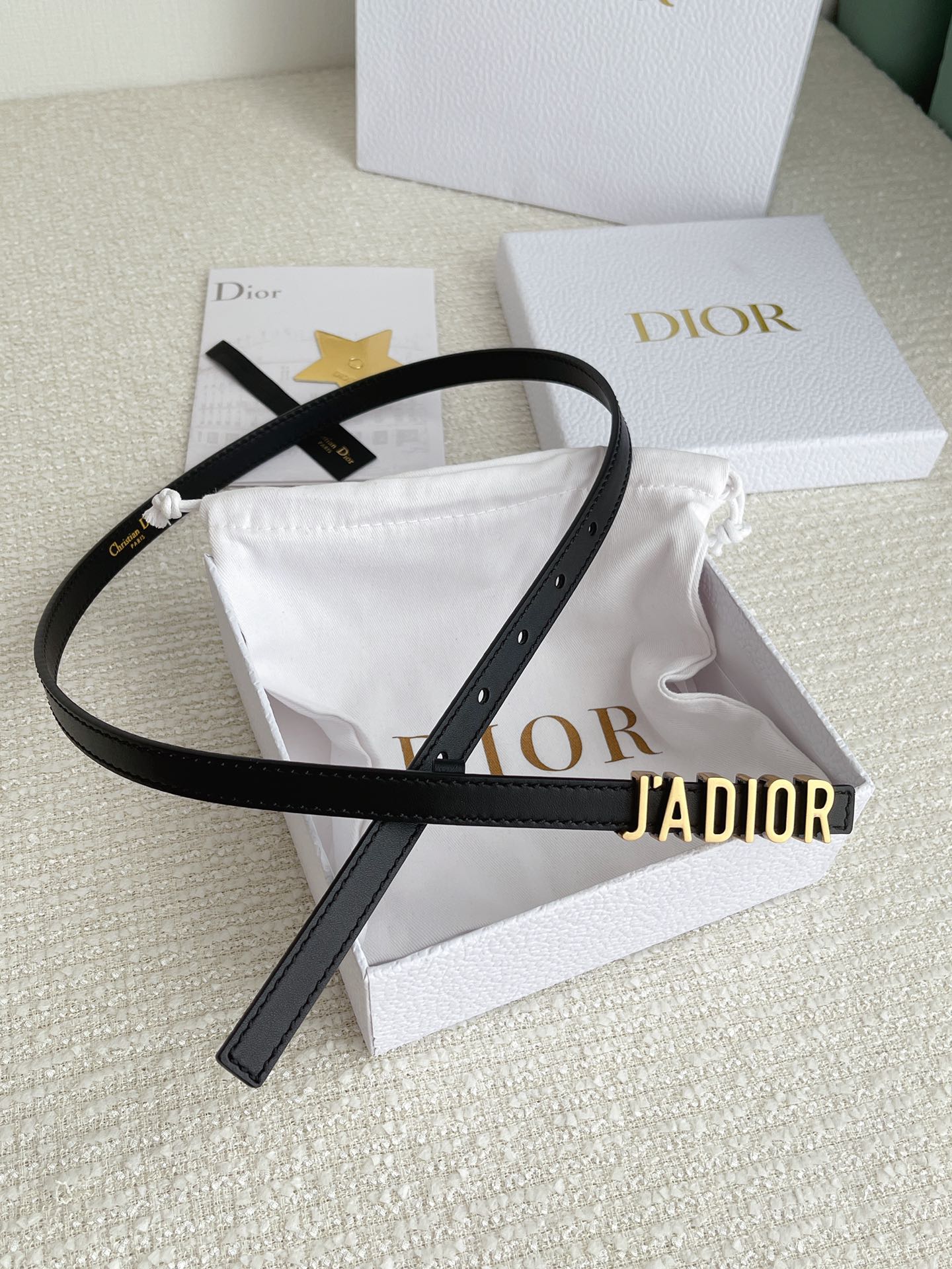 Dior Female Basic Belt Cow Leather M