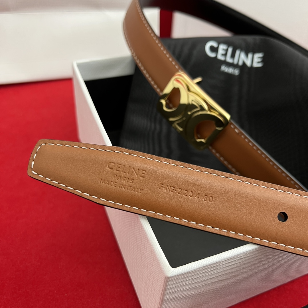 Celine Female Basic Belt Cow Leather M-l
