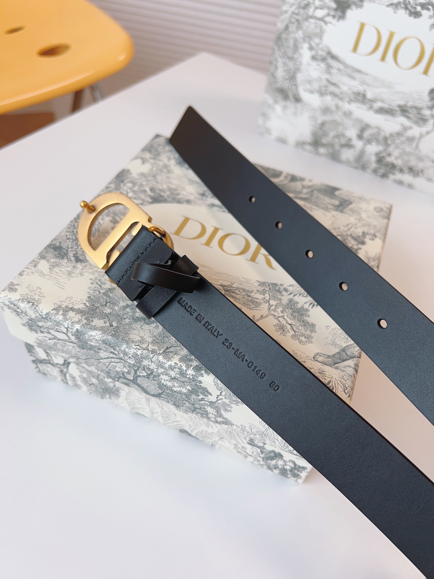 Dior Female Basic Belt Cow Leather M