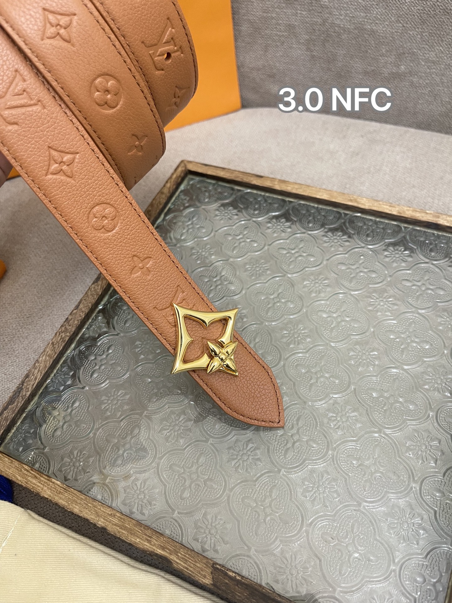 Louis Vuitton Female Basic Belt Cow Leather M-l