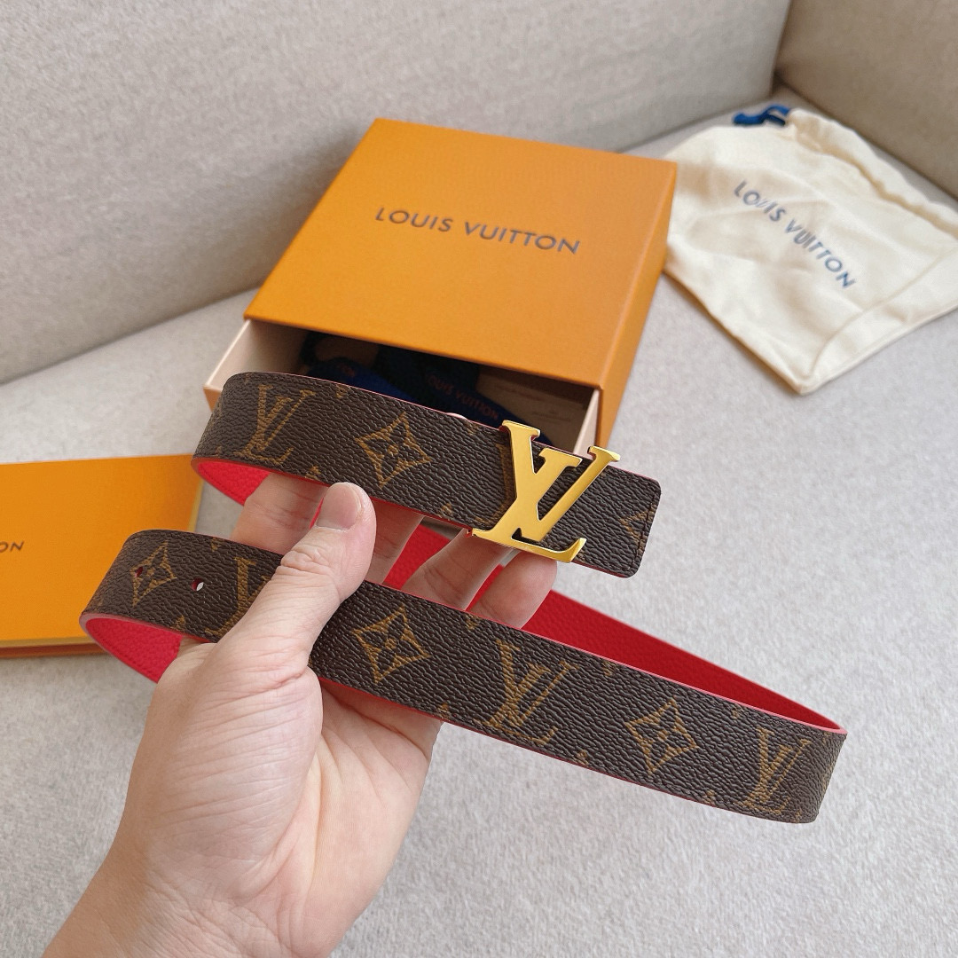 Louis Vuitton Female Basic Belt 30mm-m-l