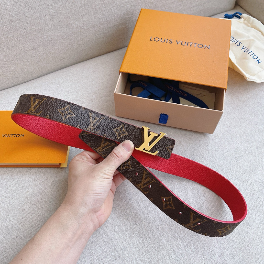 Louis Vuitton Female Basic Belt 30mm-m-l