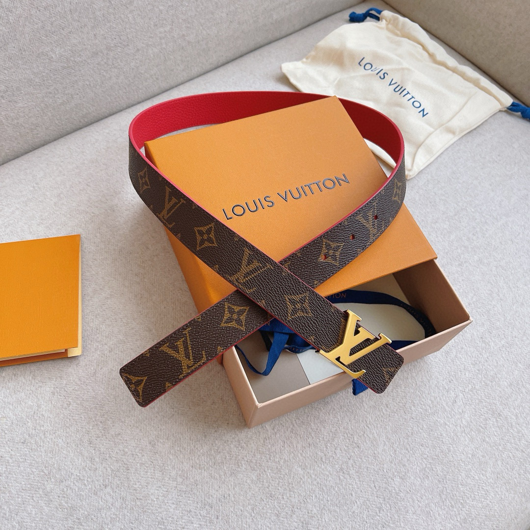 Louis Vuitton Female Basic Belt 30mm-m-l