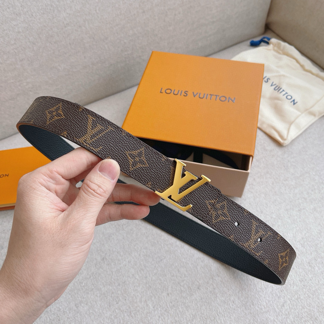 Louis Vuitton Female Basic Belt 30mm-m-l