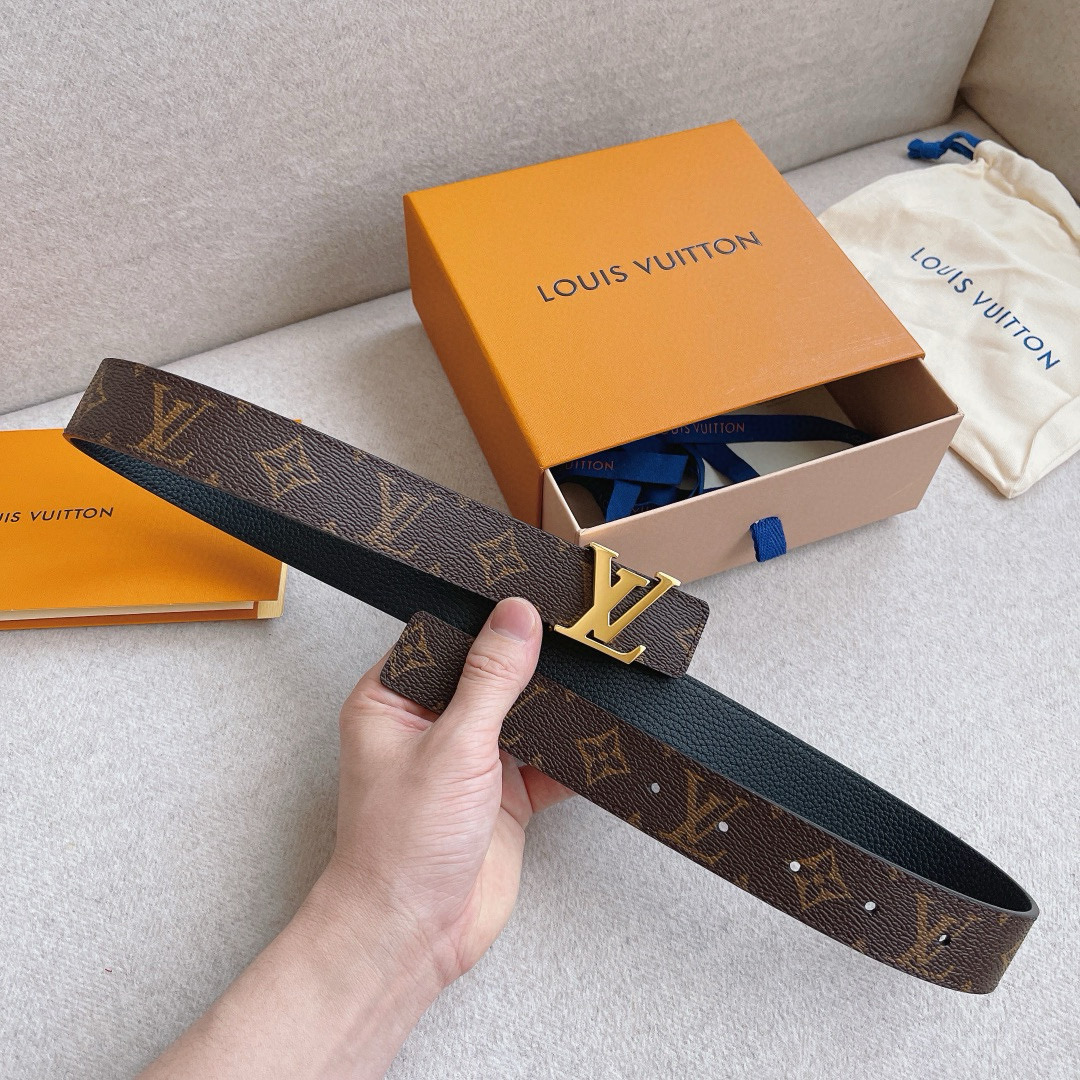 Louis Vuitton Female Basic Belt 30mm-m-l