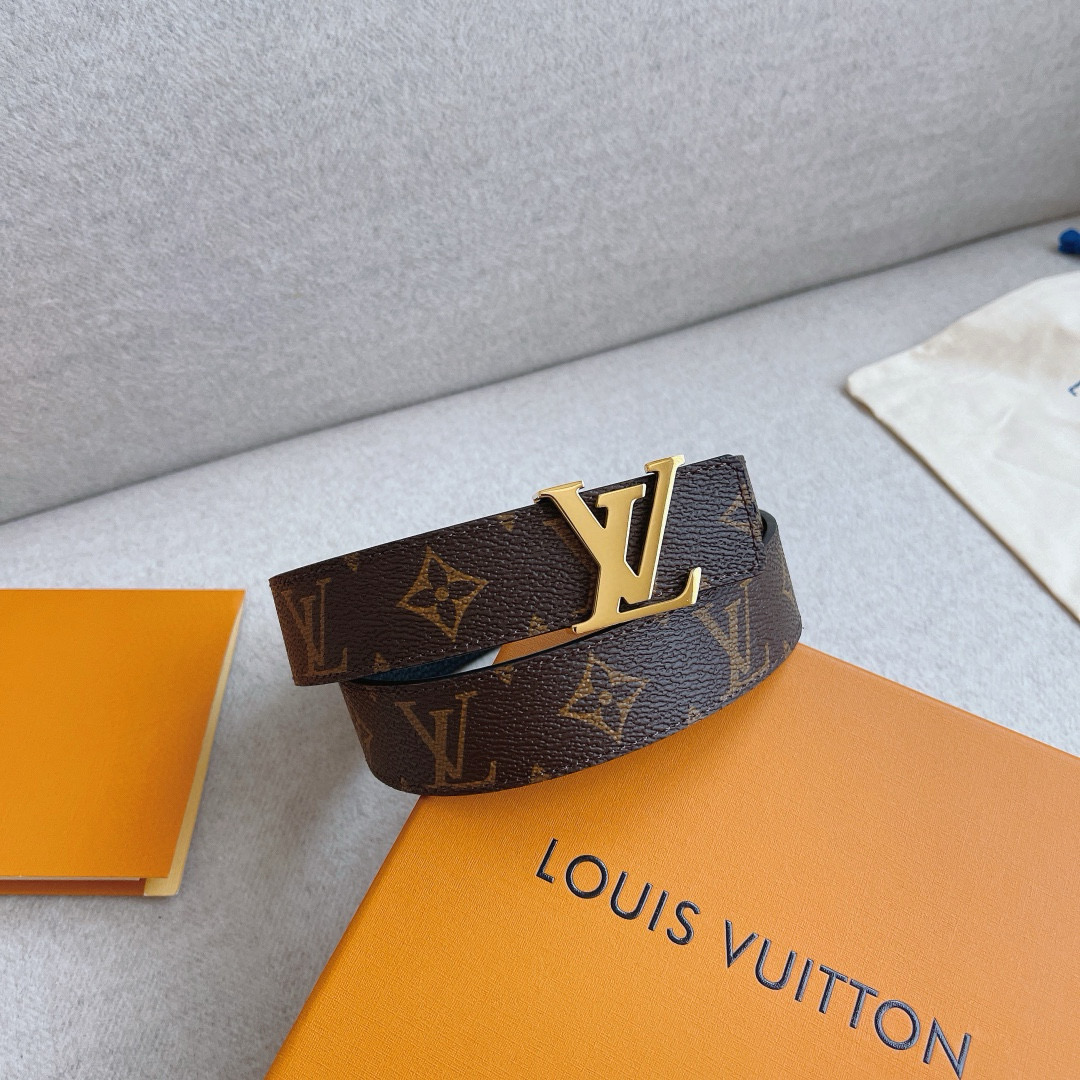Louis Vuitton Female Basic Belt 30mm-m-l