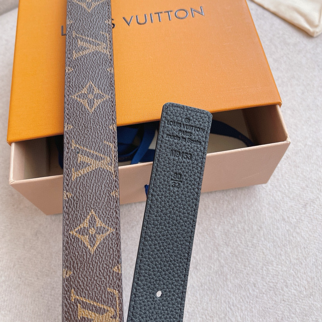 Louis Vuitton Female Basic Belt 30mm-m-l