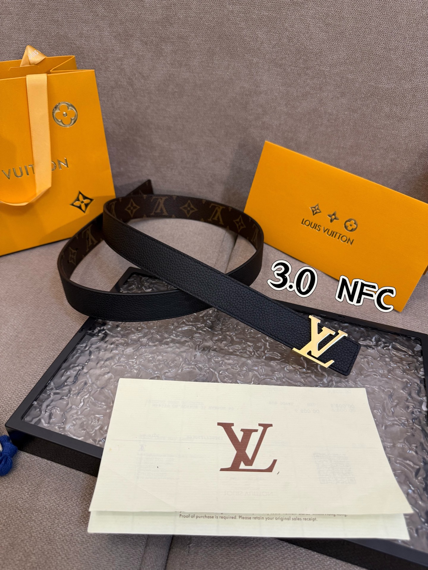 Louis Vuitton Female Basic Belt Cow Leather S-m-l