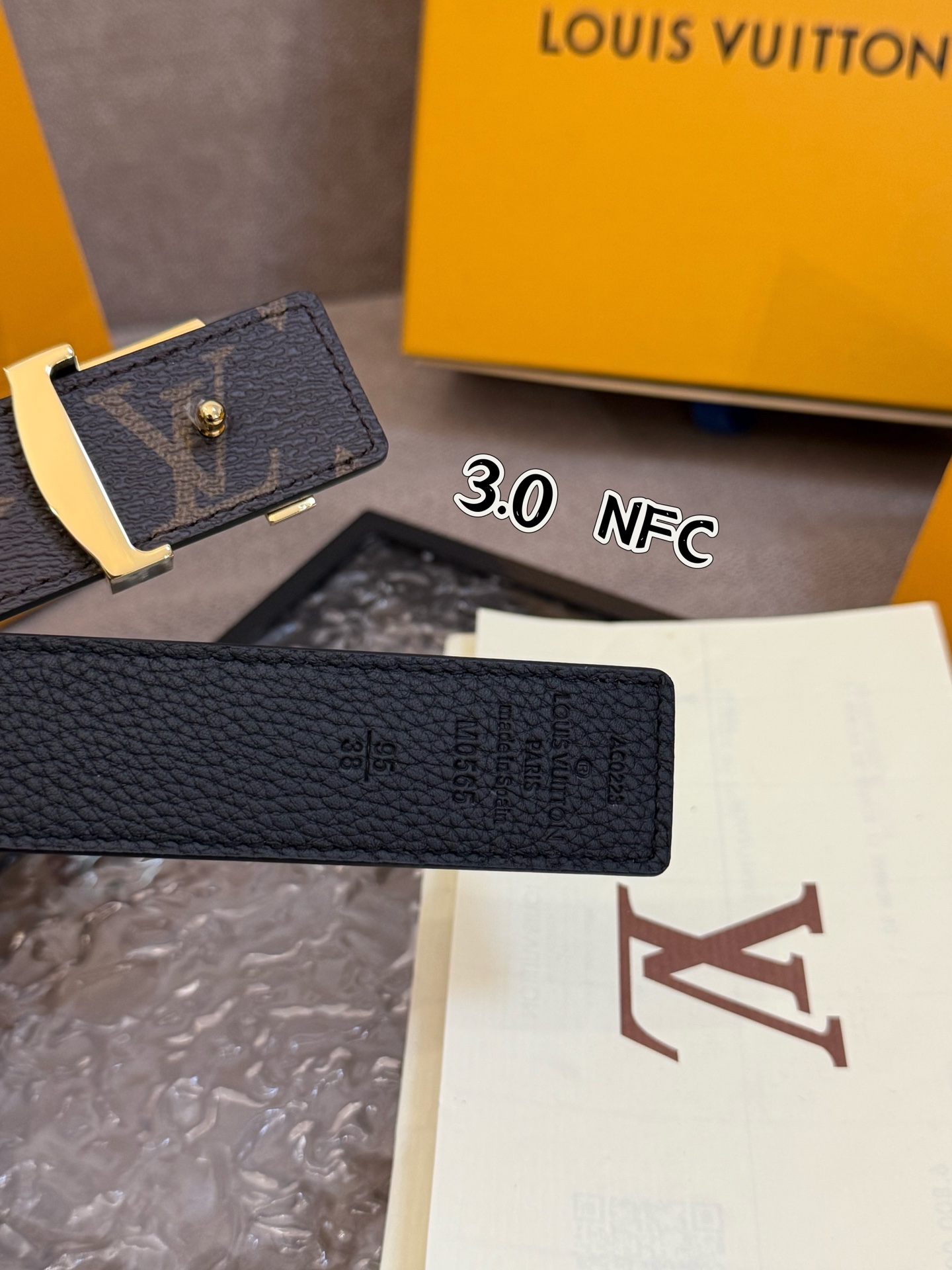 Louis Vuitton Female Basic Belt Cow Leather S-m-l