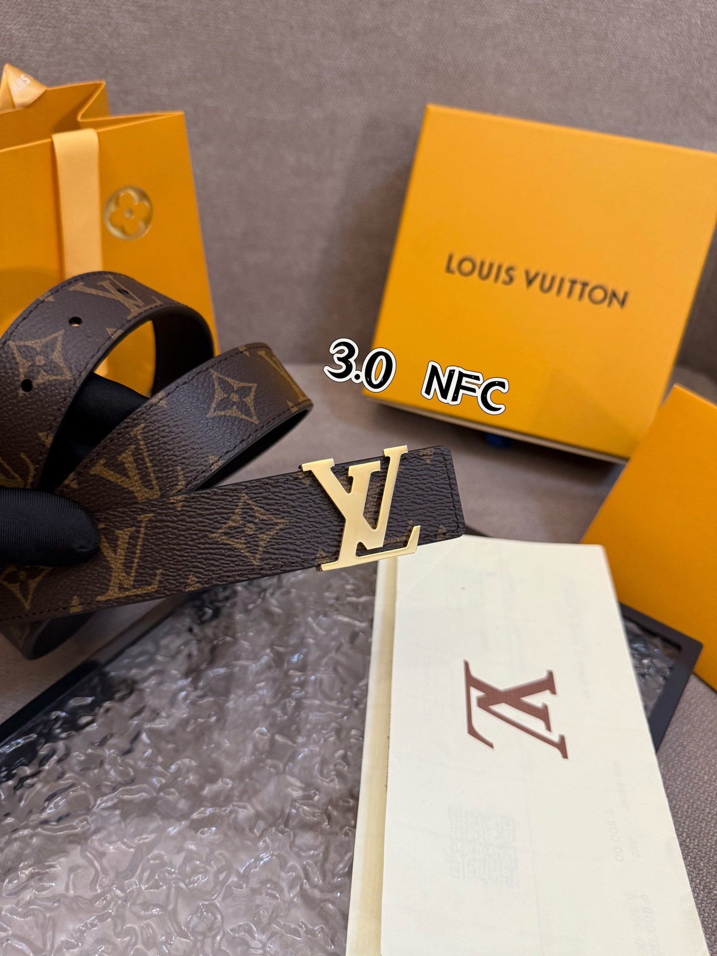 Louis Vuitton Female Basic Belt Cow Leather S-m-l