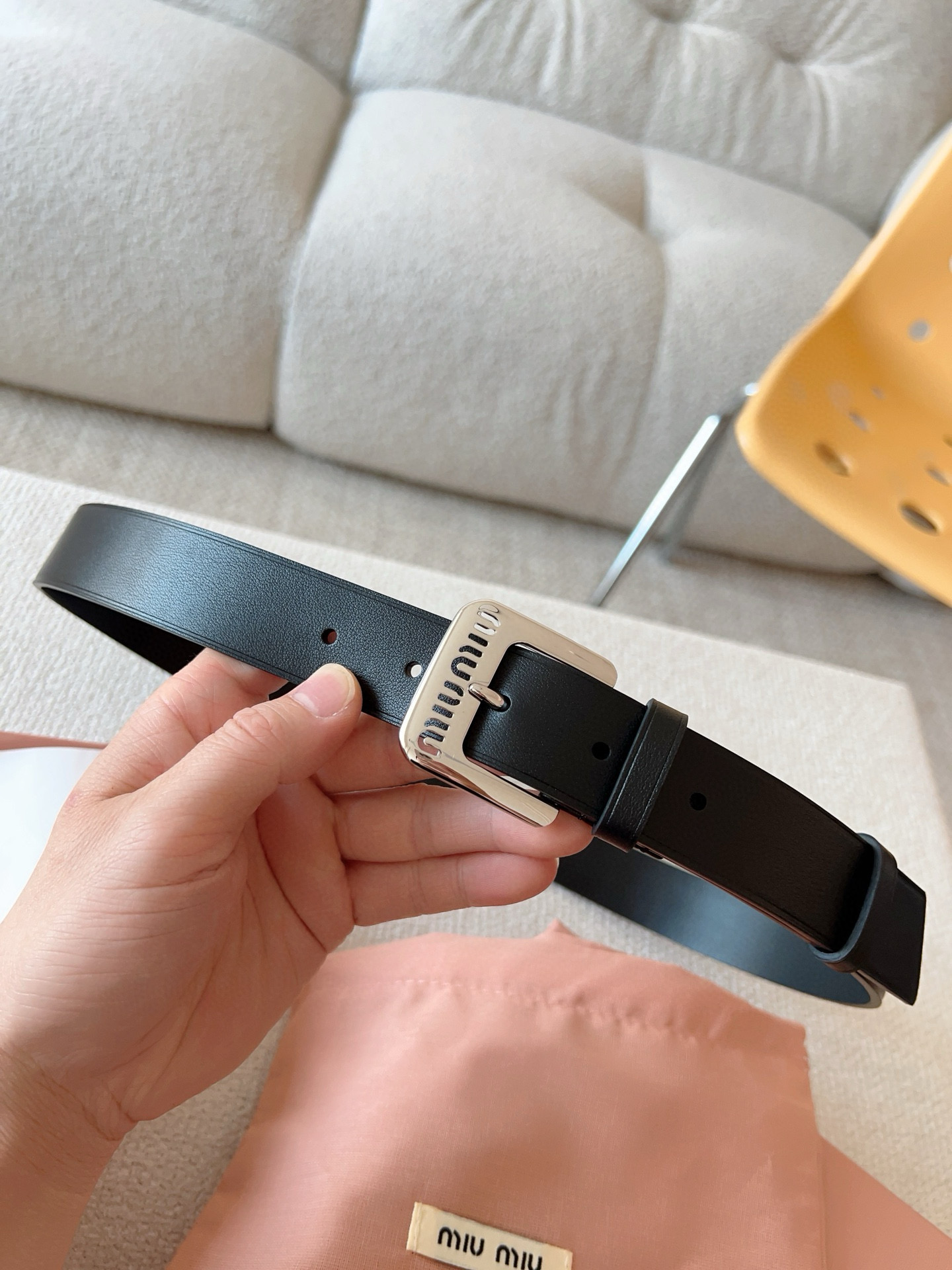 Miu Miu Female Basic Belt M