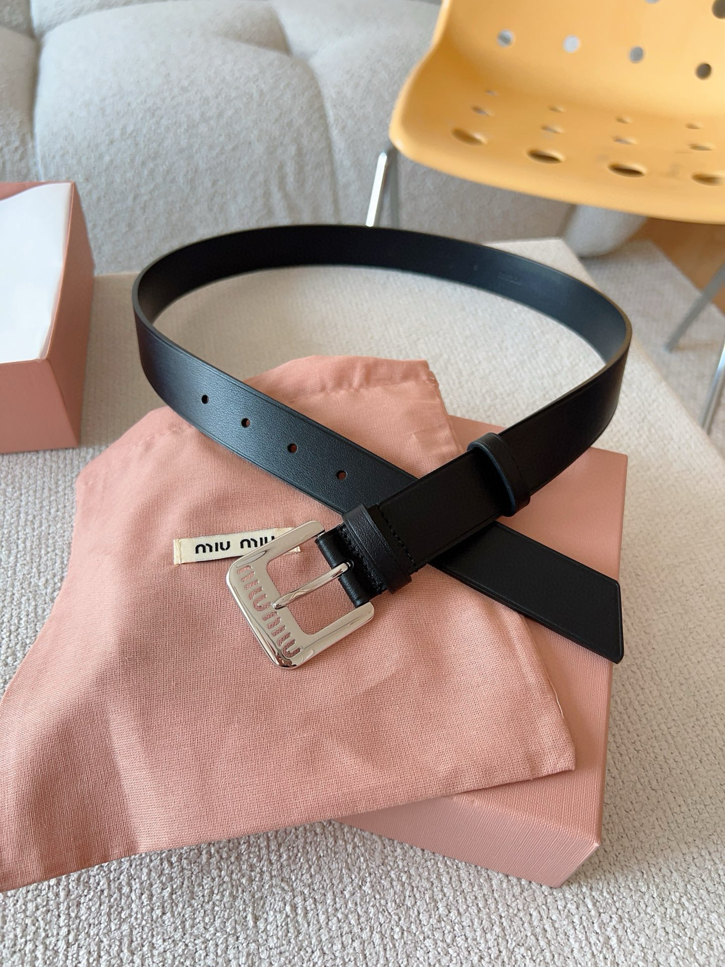 Miu Miu Female Basic Belt M